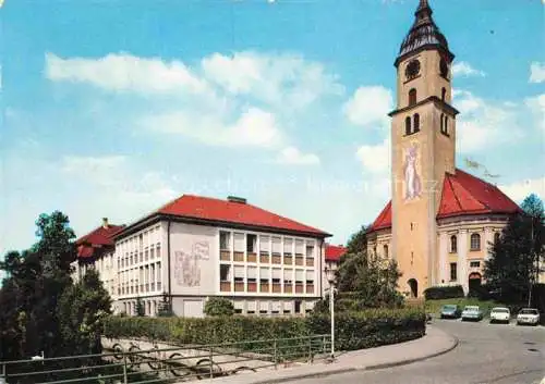 AK / Ansichtskarte Bad Wurzach Ravensburg BW Moorheilbad Sanatorium Maria Rosengarten Stadtpfarrkirche