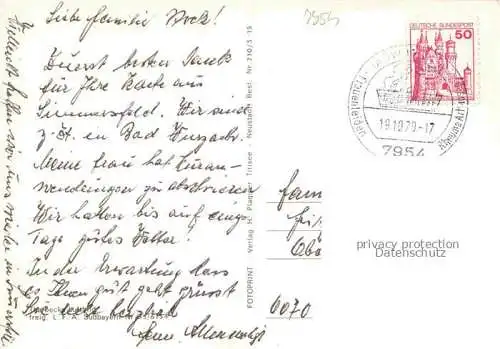 AK / Ansichtskarte Bad Wurzach Ravensburg BW Luftaufnahme Kurpark Kirche Rheumasanatorium