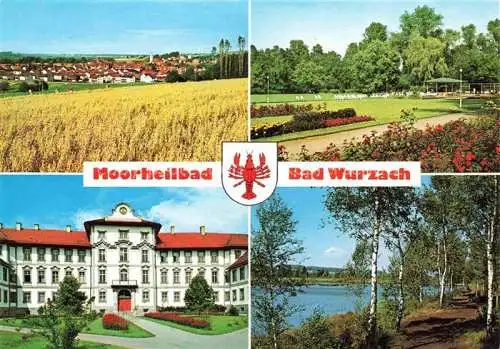 AK / Ansichtskarte Bad Wurzach Ravensburg BW Panorama Moorheilbad Kurpark Schloss
