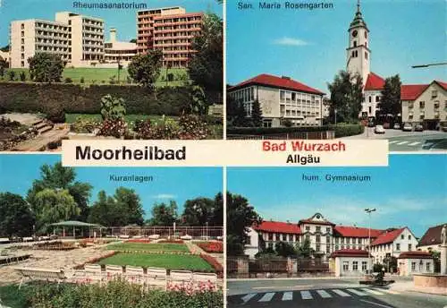 AK / Ansichtskarte Bad Wurzach Ravensburg BW Rheumasanatorium Maria Rosengarten Kirche Kuranlagen Schloss Gymnasium