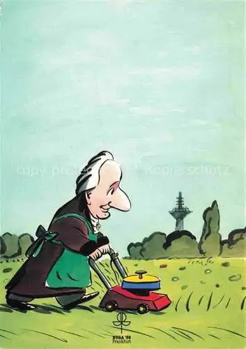 AK / Ansichtskarte BUGA Bundesgartenschau Frankfurt Johan Wolfgang Goethe 