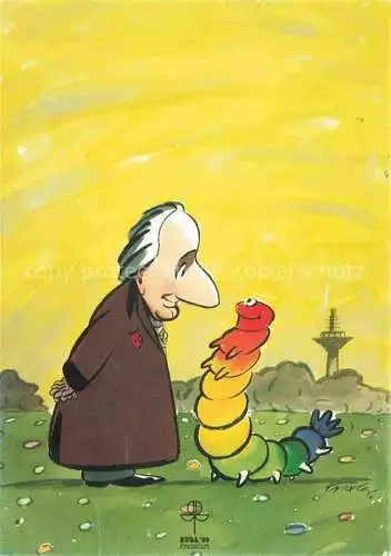 AK / Ansichtskarte BUGA Bundesgartenschau Frankfurt Johan Wolfgang Goethe Wurm