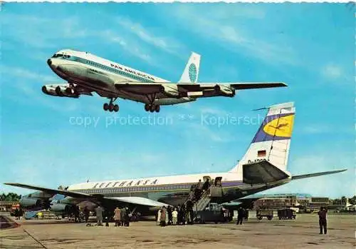 AK / Ansichtskarte Flughafen Airport Aeroporto Frankfurt Main Rhein Lufthansa