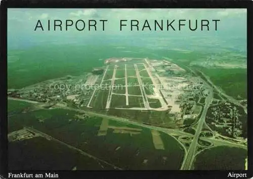 AK / Ansichtskarte Flughafen Airport Aeroporto Frankfurt Main 