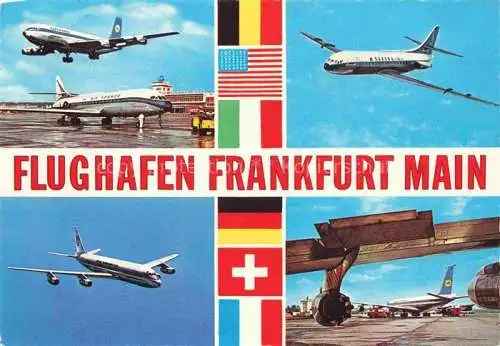 AK / Ansichtskarte Flughafen Airport Aeroporto Frankfurt Main Lufthansa