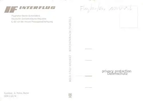 AK / Ansichtskarte Flughafen Airport Aeroporto Berlin Schoenfeld 