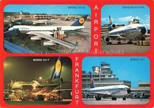 AK / Ansichtskarte Flughafen Airport Aeroporto Frankfurt Main Lufthansa