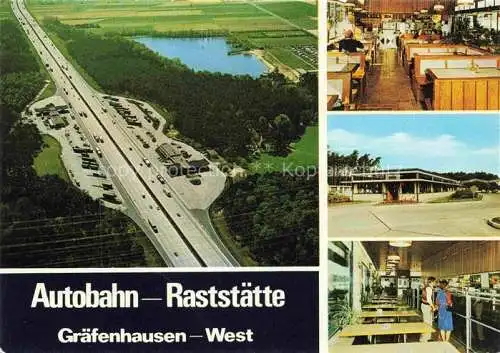 AK / Ansichtskarte Autobahn Autostrada Autoroute Highway Graefenhausen West Darmstadt Weiterstadt