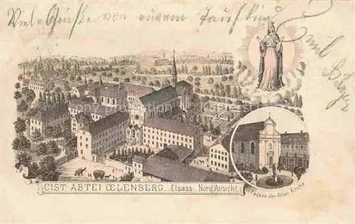 AK / Ansichtskarte Oelenberg_Abtei_Reiningue_68_Elsass Panorama 