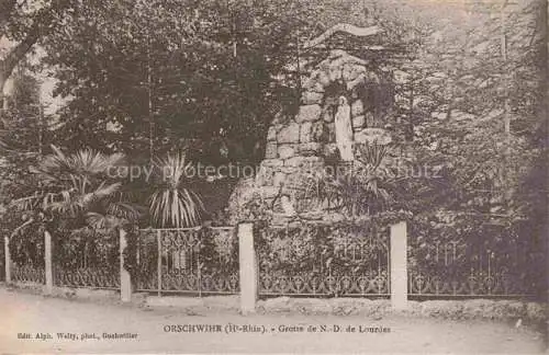 AK / Ansichtskarte Orschwihr_Alsace_Orschweier_Elsass_68_Haut Rhin Grotte de ND de Lourdes 