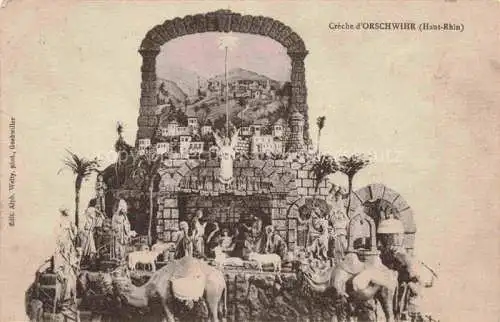 AK / Ansichtskarte Orschwihr_Alsace_Orschweier_Elsass_68_Haut Rhin Creche d Orschwihr 