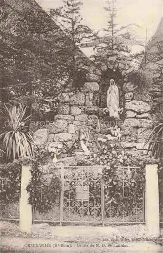 AK / Ansichtskarte Orschwihr_Alsace_Orschweier_Elsass_68_Haut Rhin Grotte de ND de Lourdes 