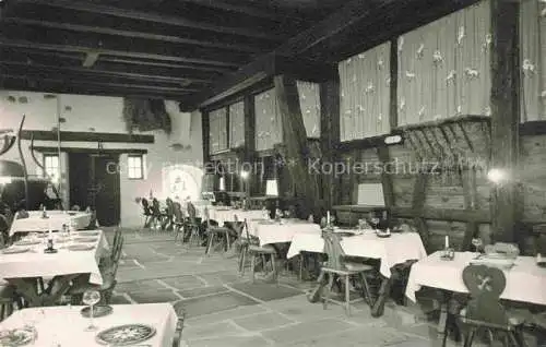 AK / Ansichtskarte Riquewihr_Ribeauville_68_Haut_Rhin Restaurant Ecurie Cour des Cigognes 