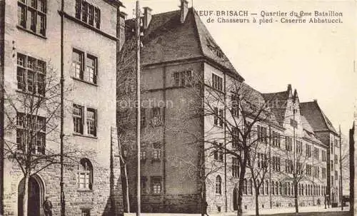 AK / Ansichtskarte Neuf Brisach_Neu Breisach_68_Haut Rhin Quartier du 2me Bataillon de Chasseurs a pied Caserne Abbatucci 