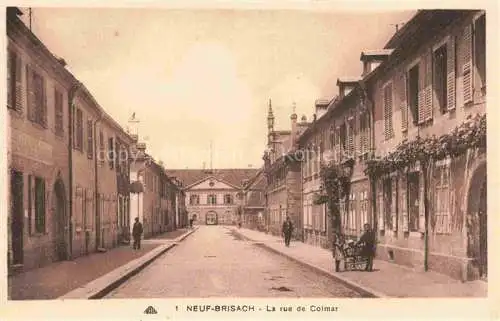 AK / Ansichtskarte Neuf Brisach_Neu Breisach_68_Haut Rhin La rue de Colmar 