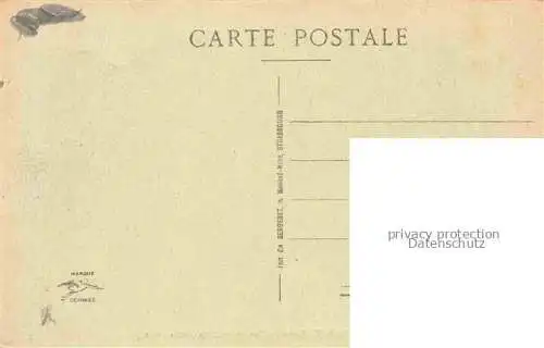 AK / Ansichtskarte Neuf Brisach_Neu Breisach_68_Haut Rhin Rue de Strasbourg et la Poste 