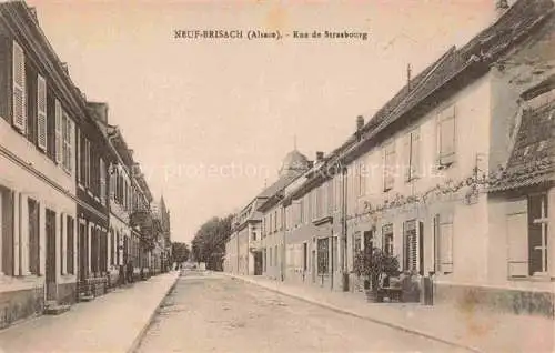 AK / Ansichtskarte Neuf Brisach_Neu Breisach_68_Haut Rhin Rue de Strasbourg 