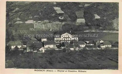 AK / Ansichtskarte Moosch_Thann_68_Haut_Rhin_Alsace Hopital et Cimetiere Militaire 
