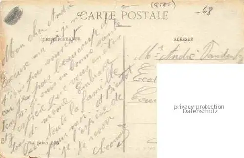 AK / Ansichtskarte DANNEMARIE__Dammerkirch_Alsace_68_Haut Rhin Visite du President de la Republique 