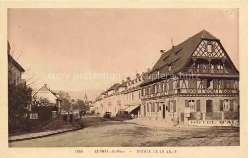 AK / Ansichtskarte Cernay__Sennheim_68_Haut Rhin Entree de la Ville 