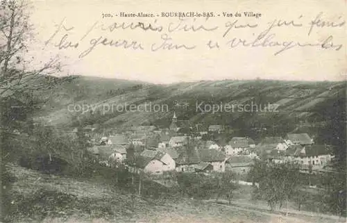 AK / Ansichtskarte Bourbach le Bas_Thann_68_Haut Rhin Vue de Village 