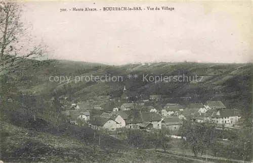 AK / Ansichtskarte Bourbach le Bas_Thann_68_Haut Rhin Vue du Village 