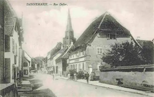 AK / Ansichtskarte DANNEMARIE__Dammerkirch_Alsace_68_Haut Rhin Rue Deller 