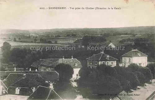 AK / Ansichtskarte DANNEMARIE__Dammerkirch_Alsace_68_Haut Rhin Vue prise du Clocher 