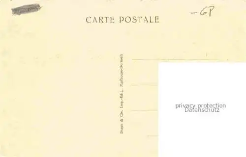 AK / Ansichtskarte DANNEMARIE__Dammerkirch_Alsace_68_Haut Rhin Partie centrale de la ville 