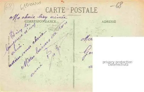 AK / Ansichtskarte DANNEMARIE__Dammerkirch_Alsace_68_Haut Rhin Mille baisers de la ville Viaduc Place au centre 