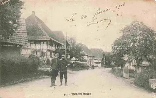 AK / Ansichtskarte Wolfersdorf_68_Haut Rhin Au centre du village 