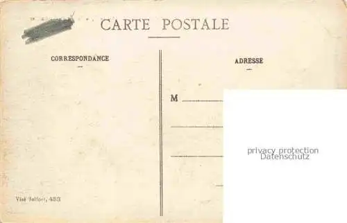 AK / Ansichtskarte Husseren Wesserling_Thann_68_Haut Rhin Vue generale et les Vosges au fond Ballon de Guebwiller 