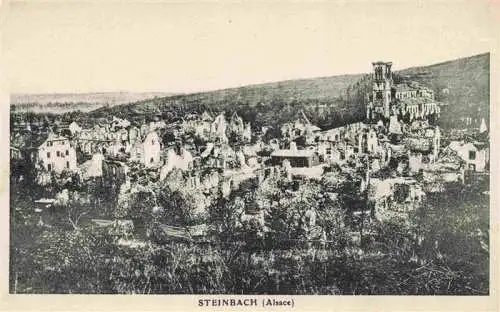AK / Ansichtskarte Steinbach_68_Haut Rhin Un village detruit Ruines Truemme 1. Weltkrieg 