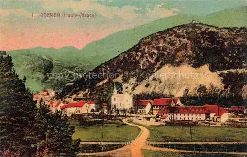 AK / Ansichtskarte Oderen_68_Haut_Rhin Vue generale et les Vosges 