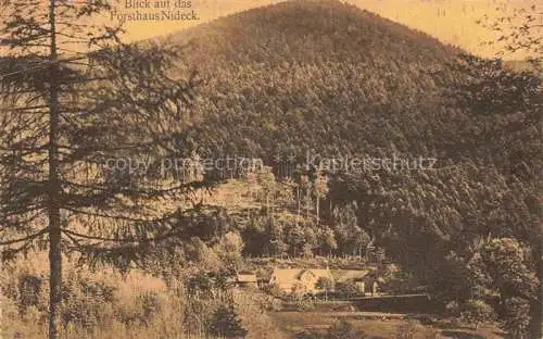 AK / Ansichtskarte Nideck_Oberhaslach_Molsheim_67_Bas Rhin Panorama Blick auf das Forsthaus 