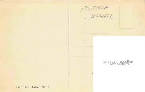 AK / Ansichtskarte Militaria_Schweiz Carl Kuenzli Tobler Zuerich Schattenbild Soldaten Militaria Schweiz