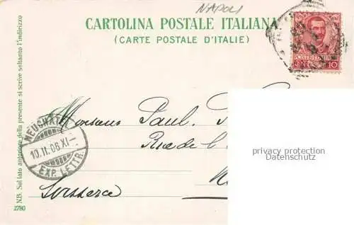 AK / Ansichtskarte NAPOLI_Neapel_Naples_IT Costumi Kinder Besen Litho  