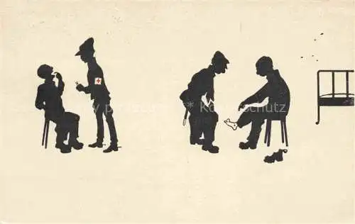 AK / Ansichtskarte Militaria_Schweiz Krankenpflege  Militaria Schweiz