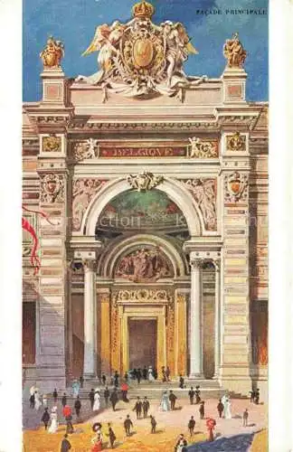 AK / Ansichtskarte Exposition_Bruxelles_1910 Facade Principale  Exposition_Bruxelles_1910