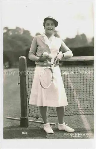 AK / Ansichtskarte Tennis   Miss M.C. Scriven  