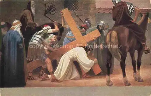 AK / Ansichtskarte HIRMER_Max_Kuenstlerkarte Jesus Kreuz 