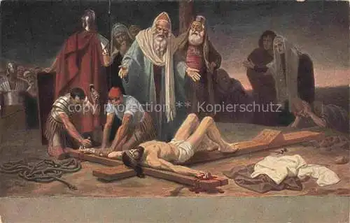 AK / Ansichtskarte HIRMER_Max_Kuenstlerkarte Jesus Kreuz  