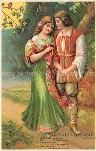 AK / Ansichtskarte Zigeunerbaron_Operette_STRAUSS_Johann_Komponist Wer uns getraut litho  