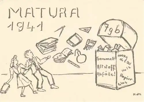 AK / Ansichtskarte St_Gallen_SANKT_GALLEN_SG Matura  Abfaelle  