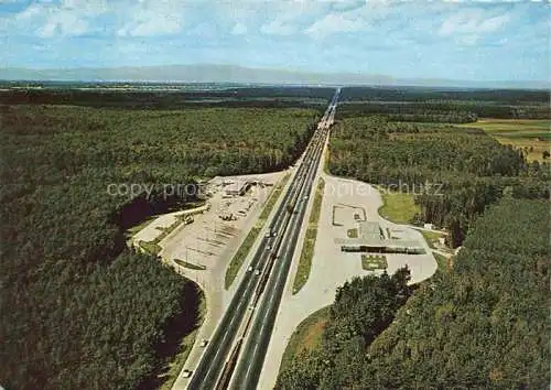 AK / Ansichtskarte Autobahn_Autostrada_Autoroute_Highway Rastsaette Graefenhausen West Darmstadt  