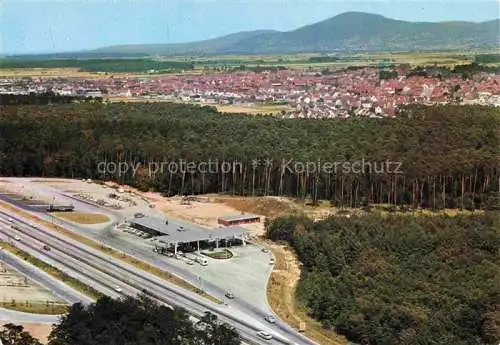 AK / Ansichtskarte Autobahn_Autostrada_Autoroute_Highway Raststaette Ostseite Lorsch Hessen Odenwald  