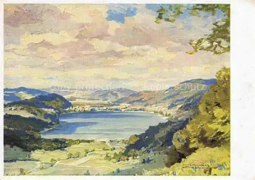 AK / Ansichtskarte Maurus_Hanns_Kuenstlerkarte Rottach Egern Titisee  