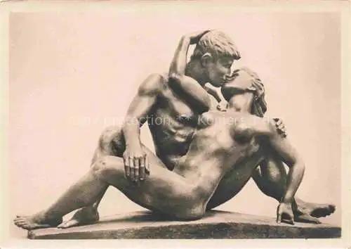 AK / Ansichtskarte HDK_Haus_der_Deutschen_Kunst_Verlag_HDK_Nr. 451 Muenchen Anton Grauel Liebende  