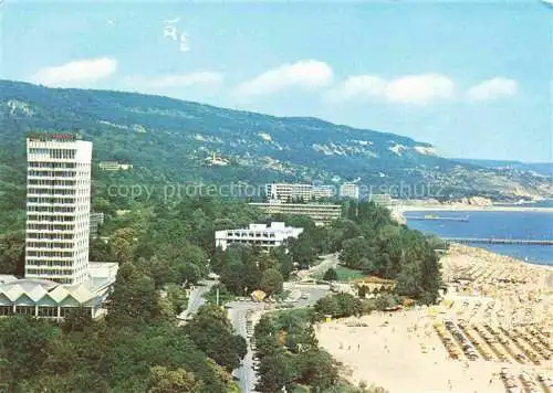 AK / Ansichtskarte Zlatni Piassatzi Stadt Blick Strand