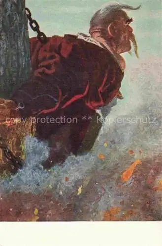 AK / Ansichtskarte Kibrik J Kuenstlerkarte Hinrichtung Taras Bulba